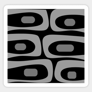 Mid Century Modern Piquet Minimalist Abstract Pattern Sticker